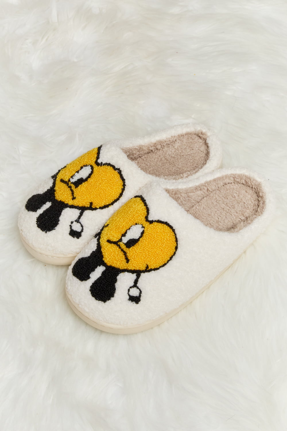 Love Heart Plush Slippers