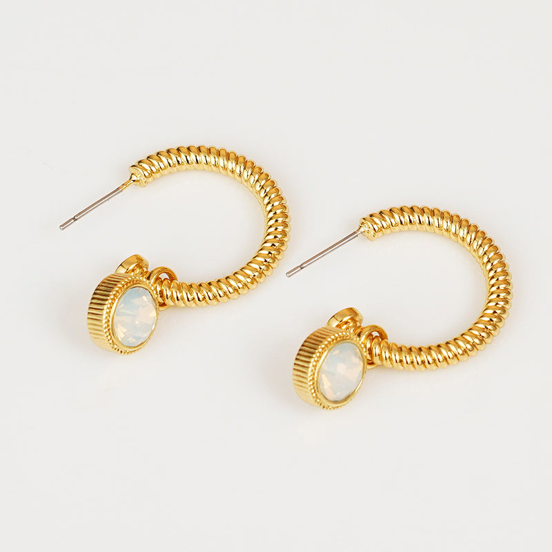 C-Hoop Earrings